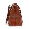 Sacs à main de luxe de luxe sacs à main sacs de poche Sac de poche femmes Bols Lady Sac Messenger Main Tote Brown Big XIXDU