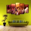 Only Canvas No Frame 5Pcs Final Fantasy Vi Kefka Wall Art HD Print Canvas Painting Fashion Hanging Pictures260w