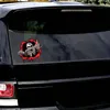 3D Araba Sticker Metal İskelet Kafatası Bullet Delik Komik Serin Çıkartmalar Oto Otomobil Çıkartmaları Araba Styling Motosiklet Kapakları