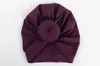 12 couleurs bébé bandeau casquette produits enfants foulard chapeau bébés couleur unie noués indien pull casquettes bandeaux bateau libre 10pcs