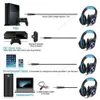 Gaming headset gm1 35mm ajustável jogos fone de ouvido fone de ouvido com microfone luz led para ps4 telefone pc6999854