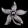 Mariage nuptial Broche Bouquet Corsage Fleur arc Mélanger les styles Strass creux en gros Cristal Brillant Rond Mode Camée Broches Broche