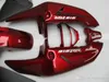 Högkvalitativa mässor för Honda CBR900RR CBR919 1998 1999 Silver Röd Svart Fairing Kit CBR919RR 98 99 BQ22