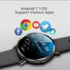Lemfo Lem X 4G Smart Watch Android 71 med 8MP kamera GPS 203 tum skärm 900mAh Battery Sport Business Strap for Men1181199