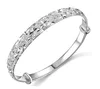 925 Sterling Silver Plated Bangle Bracelets Charm Star Snowflake Cuff Bangles Bracelet Jewelry for Women