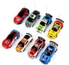 Mini Coke Can Remote Control car racer Speed RC Micro Racing Car Speed Toy Cars Gift Kids collection Novelty Items 8colors 10pcs