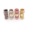 Glitter Göz Farı Pigment 4 adet / takım Yüz Kozmetik Glitter Göz Farı Aurora toz Göz Farı Makyaj Net 2.5 * 4g M5094