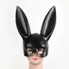 Nuova maschera coniglietto di design Festa in costume di Halloween Fornisce maschera per orecchie di coniglio NightClub Maschera natalizia spedizione gratuita