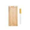 Natural Handmade Bamboo Dugout with 78mm Metal One Hitter Pipe smoking Cigarette filters pipes Free DHL