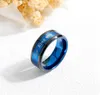 Men Women Couple Band Rings Blue Purple Her King His Queen Crown Stainless Steel Wedding Bands Lovers Jewelry for Sale