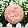 Christmas Molds Silicone Soap Mold Moon Hat Santa Claus Soap Moulds DIY Chocolate Mould Soaps Mold Handmade Christmas Gift Molds T292S