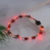 Women LED Flower Floral Hairband Garland Crown Glowing Wreath Vines Headband 2125101029##418