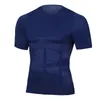Hot Sale Skinny Shaper Body Building Fat Burn Bröst Tummy Shirts Corset Male Corrector Compression Position Vest