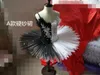 Tutu di balletto Ballerina professionale Nero Bianco Lago dei cigni Costumi di danza Bambino Bambini Pancake Tutu Vestito da balletto per bambini Girls3007