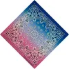 Fashion multi color 100% cotton fabric bandana material customized ski head paisley bandanas in stock free express delivery for wholesale and retail