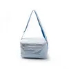 Seersucker Insulated Lunch Bag Stripes Cooler Bags Crossbody Food Carrier In Red Aqua Kiwi School Gift Box DOM032