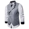 Erkekler Için S-6XL Artı Boyutu Elbise Yelekler Slim Fit Erkek Suit Yelek erkek Yelek Jile Homme Rahat Kolsuz Örgün İş Ceket menJ1811185