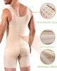 Mens Compression Bodysuit Shaper - Girdle For Gynecomastia Belly Fat And Thighs Corset Men T-shirt Body Shaper Men303N