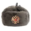 Sovjet Badge Wollen Trapper Hats Lei Feng Cap Outdoor Cold Plus Dikke Velvet Mens Dames Winteroor Winteroor Warm Legerhoed Ushanka1880