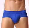 Sexiga andningsbara underkläder män Cuecas Ropa Inredning Hombre Cueca Boxer Jockstrap Roupa Interior Slip Solid Färg