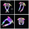 33 Styles LED Light Plush Hat Cartoon Animal Cap per Rabbit Cat Bunny Ear Moving Light Hats Adult Kids Christmas Winter Warm Hats DBC VT1166