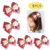 5pcs 455039039 Sleeping Princess Bow Parkle Hair Bow Distary2663528