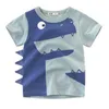 Boys Designer T-shirts Kids Tshirts Summer Fashion Handsome Baby Clothes Boy Short Sleeves T Shirts Child Luxury Tees Tops 2020 Cl267W