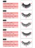 5pairs / partij Mink Eyelashes 3D Nink Washes Natural Long Mink Eyelashes 3D Valse Wimpers Volledige Strip Wimpers