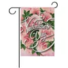 sublimation Polyester fiber blank garden Flag for Valentine's Day Easter Day hot transfer printing Banner Flags consumables 30*45cm