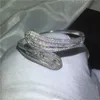 Luksusowa biżuteria 5a Cubic Cyrkonia T Kamień Baguette Bransoletka Shinning Bransoletka White Gold Wypełnione Kobiety Obiekty