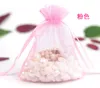 Organza Tassen Small Gift Tassen Organza Trekkoord Pouch Sieraden Party Bruiloft Gunst Party Festival Gift Tassen Cosmetische Make-up Candy Bag