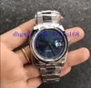 36mmブルーダイヤルウォッチARファクトリーメンズ自動CAL.3135男性ドームドームBezel 116200 904L Steel Eta Perpetual Date