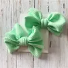 Neonate Bow designer fascia Barrettes 2 pezzi Set Fascia per capelli in nylon per bambini Copricapo per bambini Boutique Accessori per capelli appena nati Fermaglio per capelli C6916