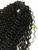 140g長い高波状拡張ドローストリングポニーテールの黒い女性の巻き毛の延伸延びる巾着ポニーテールルース