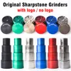 Grinder SharpStone Tabak Grinder 4 onderdelen 40mm 50mm 55mm 63m cnc tanden kruiden filter netto droge kruid vaporizer