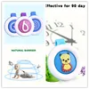 Kobiety Solidna moskitiera Odstraszająca Klamra Insect Clip Repellent Odznaka Anti-Mosquito Kolorowe dziecko Cute Cartoon Mosquito Repellent Button E22402