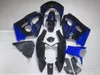 ZXMotor Fairing Kit Suzuki GSXR600 GSXR750 SRAD için Fit 1996-2000 Mavi Siyah GSXR 600 750 96 97 98 99 00 PERSASYONLAR DX22