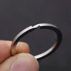 Llaveros divididos en tono plateado, anillo de gancho de Metal de 1,5x25mm para hacer llaveros DIY, llaveros hechos a mano, soporte de cadena, conectores de joyería, accesorios