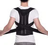 Einstellbare schwarze Rückenhaltungskorrektur Schulter Lendenwirbelsäule Stützgürtel Gesundheitsfürsorge für Männer Frauen Unisex 2019