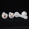 Snowman Glass Hand Pipes Tobacco Burner For Smoking Rig Bong 4Inch Lenth