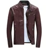 PU Jacket Men Fashion Motorcycle Biker Faux Leather Jackets Mens Spring Autumn Clothes Male Classic Velvets Coats deri ceket