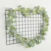 De Seda Artificial De Seda Verde Rattan Ivy Simulação De Seda Deixa Planta Verde Pendurado Na Parede Decorar A Flor Do Rattan Casamento Decoração de Casa 1.8 M