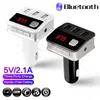 BC12 Car Charger MP3 Player App Control Bluetooth Dual USB Sem Fio Transmissor FM Transmissor LED Display Saída de Áudio Ligação