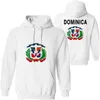 Dominica mannelijke jeugdstudent op maat gemaakte naamnummer print foto's dikke sectie unisex trui casual sweatshirts