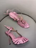 bling-sandalen mit hohen absätzen