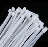 3x100mm 4x200mm 1000 stks Plastic Zip Trim Wrap Kabel Loop Ties Draad Zwart Wit Kleuren