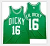 Anpassade män ungdomskvinnor Vintage #16 Windy City Jersey Lil Dicky Basketball Jersey Size S-4XL eller Custom något namn eller nummer Jersey