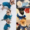 Luxury Winter Dog Jacket Puppy Одежда для собак Pet Эпикировка собак Denim пальто джинсы костюм чихуахуа пудель Бишон Pet Одежда