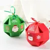 Boîte d'emballage de bonbons de Noël DIY, fête de vacances, bonbons, chocolat, boîte d'emballage créative de Noël, carton cadeau personnalisé, livraison gratuite