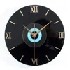 12 بوصة Arcylic CD تسجيل ساعة الحائط الفينيل الديكور شنقا الفن كتب ديكور ساعة الكلاسيكية ساعة الحائط الحصرية